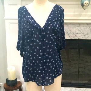 Free People Floral Top! Size S
